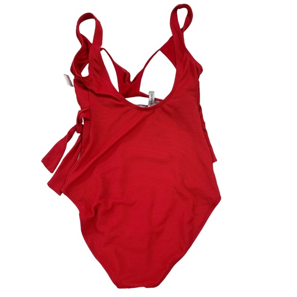 Tommy Bahama Swimsuit Women's Pique Colada Wrap One Piece Red 12 NWT - Picture 8 of 13